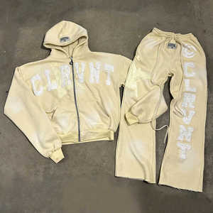Top Trending Men's <b>Winter</b> Collection Streetwear Tracksuit Custom Embroidered Patch Design Customized Logo High Quality - Product Image 2