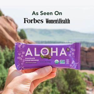 ALOHA Chocolate Fudge Brownie <b>Protein</b> Bars (12-pack) - Product Image 3