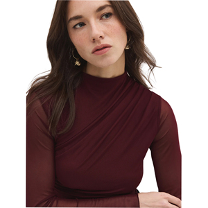 Blusa Elegante para Mujer, Tela de Lino Suave, Logotipo Bordado, Estampado a Cuadros, Talla Única XL a 4XL, Estilo Casual Chic para Oficina, Corte Holgado - Product Image 3