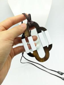 Collier pendentif en corne de buffle, bijoux tribaux naturels et durables pour femmes, haute qualité - Product Image 3