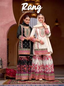 Vêtements de mariage de qualité supérieure Vente à chaud Chinon lourd de qualité supérieure avec broderie de paillettes Costume Salwar au fournisseur le plus bas - Product Image 4