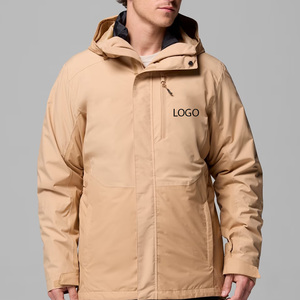 Chaquetas Bomber Lisas de Color Sólido a Precio Económico con Capucha Ajustable, Impresión de Logotipo Personalizado, Colección de Invierno para Hombre, Tendencia - Product Image 1