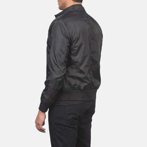 Chaqueta Bomber Negra para Hombre Ramon - Product Image 5