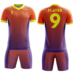Conjunto de camiseta de fútbol hecho a medida, último diseño deportivo, uniforme de equipo de fútbol, servicio OEM para adultos - Product Image 4