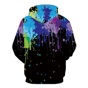 Sublimación de alta calidad de algodón rojo francés Terry Sudadera con capucha de gran tamaño grueso polar gota hombro liso en blanco personalizado hombres sudaderas con capucha - Product Image 4