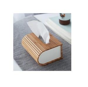 Porte-mouchoirs rectangulaire en bois, organisateur de serviettes en bois massif, écologique, personnalisable, fonctionnel et élégant pour les restaurants - Product Image 5
