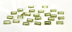 Peridoto natural Baguette corte 2.5X5mm facetado-Peridot suelto Baguette corte AAA CALIDAD - Product Image 5