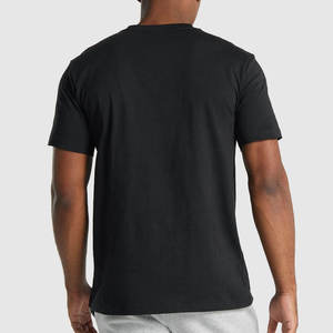 Nueva camiseta de hombre de diseño personalizado de fábrica orientada a la exportación 100% algodón Diseño OEM Color sólido al por mayor para la venta - Product Image 2