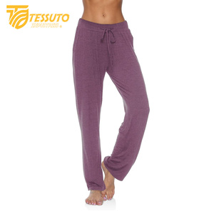 กางเกงวิ่งเอวสูงผ้าคอตตอน/โพลีเอสเตอร์สำหรับผู้หญิงกางเกงโยคะฟิตเนสเอวสูงแห้งเร็วสำหรับใส่ในฤดูร้อน - Product Image 1