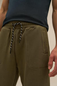 Pantalons de survêtement décontractés en coton surdimensionnés pour hommes avec logo personnalisé, de haute qualité, pour la salle de sport - Product Image 6