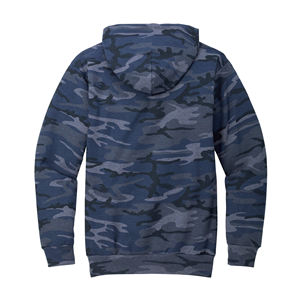 Sweat-shirt pour homme en coton 100% personnalisé vintage lavé en gros, imprimé camouflage, graphique, 500 g/m², épais, surdimensionné - Product Image 6