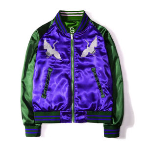 Veste Bomber Femme Personnalisée, Veste Bomber d'Hiver, Veste Bomber Femme Personnalisée, Vestes en Satin Brodé Personnalisées pour Femmes, Taille Élastique - Product Image 6