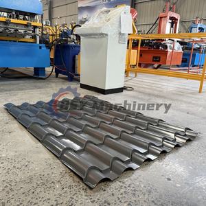 Máquina de Prensagem de Telhas Esmaltadas Totalmente Automática, Máquina Automática de Formação de Telhas Esmaltadas Trapezoidais a Frio 800 - Product Image 3