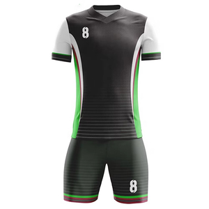 Conjunto de Uniforme de Fútbol Personalizado de Alta Calidad con Color y Logotipo Personalizados, 100% Poliéster, Secado Rápido, Transpirable, Unisex para Adultos, Precio Bajo - Product Image 4