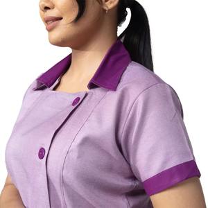 Chaqueta de uniforme de hospital antiarrugas personalizada de fábrica, uniformes de enfermería elásticos, chaquetas médicas, conjuntos de enfermera, chaqueta de fregado - Product Image 4
