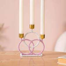 Portavelas de pilar de Metal plateado antiguo de alta calidad, mesa para Navidad, portavelas Diwali, decoración del hogar, Decoración de mesa - Product Image 6