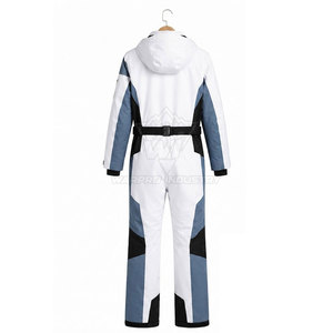 Combinaison de ski imperméable coupe-vent à capuche pour homme, combinaison de snowboard une pièce, écologique, légère, pour l'hiver, le snowboard, les températures froides - Product Image 2