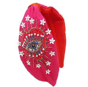 Diadema Elegante con Bordado de Cuentas para Mujer, Diadema Personalizada con Cuentas Bordadas para Uso en Moda - Product Image 1