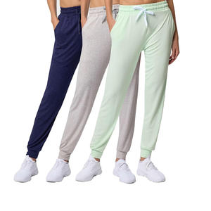 กางเกงจ็อกเกอร์ทรงหลวมเอวสูงผ้าฟลีซสำหรับผู้หญิง สไตล์ฮิปฮอป ระบายอากาศได้ดี ตกแต่งด้วยลูกไม้ เหมาะสำหรับฤดูหนาว พร้อมโลโก้แบบกำหนดเอง - Product Image 6