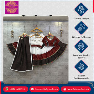 Hermoso Diseño de Lujo, Traje Tradicional con Pedrería, Chaniya Choli Lehenga Choli para Mujer, 2 Blusas, para Ocasiones Especiales - Product Image 5