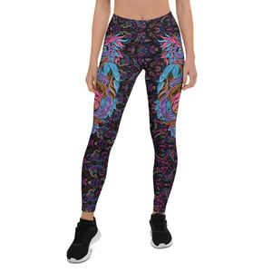 Leggings Deportivos de Cintura Alta para Mujer, de la Mejor Calidad, Sublimados, Transpirables, de Punto, para Entrenamiento, Gimnasio, Yoga - Product Image 1