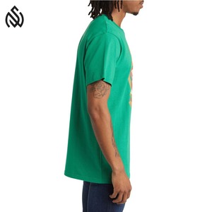 Camisetas estampadas de cuello redondo para hombre, Camiseta 100% de algodón de media manga estampada, camisetas de diseño personalizado para hombre a la venta - Product Image 2