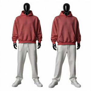 Conjunto Deportivo de Dos Piezas Personalizado de Diseño Nuevo 2025, Conjuntos Deportivos Lisos al por Mayor, Pantalones Deportivos y Sudaderas con Capucha de Alta Calidad para Hombre - Product Image 3