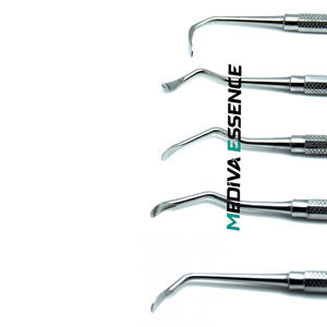 Ensemble d'instruments de levage de sinus non creux en acier inoxydable professionnel de 5 pièces Instruments dentaires outils de chirurgie dentaire avancés - Product Image 4