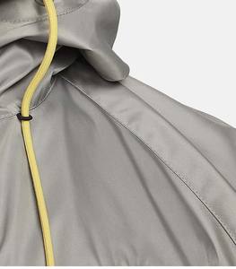 เสื้อแจ็คเก็ตกันลมน้ำหนักเบาสำหรับผู้ชาย ผลิตจากไนลอนกันน้ำ มีปกตั้ง ปิดด้วยซิป พร้อมฮู้ดแบบซอฟต์เชลล์ เหมาะสำหรับฤดูใบไม้ผลิ - Product Image 4