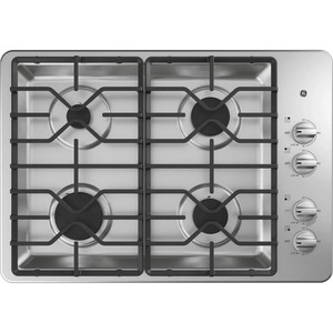 Offer For JGP5030SLSS 30-Inch Built-In Gas-<b>Cooktop</b> 4-Burner Consistent Heat-adjustments - Product Image 3