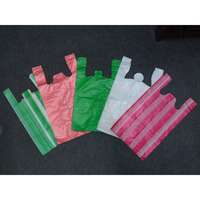 Bolsas de camisetas compostables OEM 100%, Asa de compras de supermercado, cremallera, embalaje de plástico PP con logotipo personalizado impreso, hecho en Vietnam