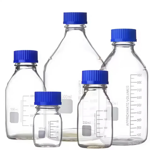 Bouteille de réactif en verre transparent de 20000ml de qualité laboratoire avec col étroit et bouchon à vis en polypropylène (PP) - Product Image 4