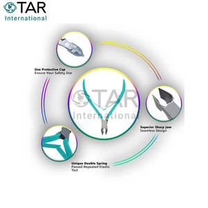 Coupe-cuticules professionnel en acier inoxydable, pinces à cuticules avec lames tranchantes pour un soin et un entretien précis des ongles - Product Image 3