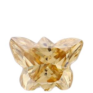 100% calidad superior mariposa moissanita diamante amarillo hermosa piedra preciosa natural para anillo de compromiso disponible cantidad a granel - Product Image 1