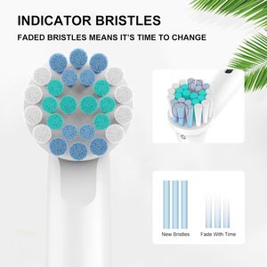 Recharges de têtes de brosse à dents en vrac prêtes pour l'e-commerce, génériques pour Oral-B, têtes de remplacement rondes, vente en gros, usine OEM - Product Image 4