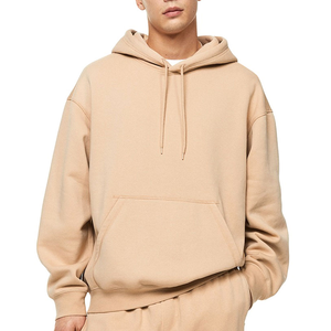 2025 nouveau 100% coton sweats à capuche surdimensionnés poids lourd complet pull sur sweat à capuche unisexe personnalisé pull sur sweat à capuche pour unisexe - Product Image 1