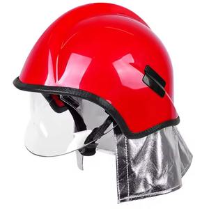 Fire Fighting <b>Helmet</b> Industrial Fire <b>Safety</b> <b>Helmet</b> Heat Resistant Protective Firefighter Gear Flame Retardant Rescue <b>Helmet</b> - Product Image 3