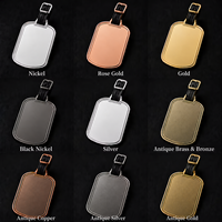 Étiquettes de sac de golf en métal émaillé souple ou dur, personnalisées, avec trou, pour clubs de golf et sacs de sport, vente en gros du fabricant