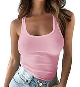 Chaleco personalizado de alta calidad al por mayor y camisetas sin mangas ajustadas para mujer, camisetas sin mangas de entrenamiento por proveedor BD - Product Image 6