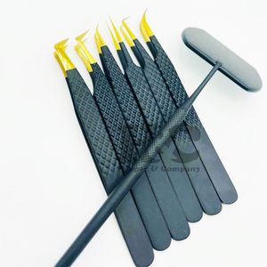 Nouvelle arrivée pince à épiler vison en acier inoxydable pince à épiler avec pointe fine et pointue durable à faible quantité minimale de commande Logo personnalisable - Product Image 6