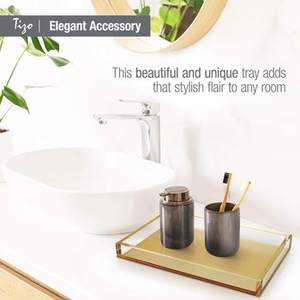 ถาดอะคริลิคสำหรับเสิร์ฟอาหารและของหวานเครื่องครัวดีไซน์เรียบง่ายหรูหราและเรียบง่าย - Product Image 5