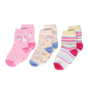 Juego de 3 piezas de lata para bebé Fant. Colección de Calcetines Adorables para Bebés Niñas - Product Image 1