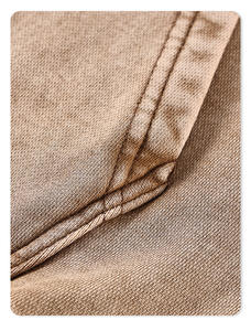 Sudaderas con cremallera y cordón de diseño personalizado, sudaderas con capucha recortadas de gran tamaño, sudaderas con capucha con hombros caídos y cremallera de camuflaje personalizadas - Product Image 5