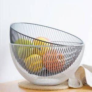 Custom Design Large Round Storage <b>Baskets</b> for Bread Fruit Snacks Vegetables Gold Theme Fashion Fruit Bowl <b>Table</b> Decorate - Product Image 4