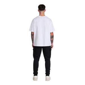 Mens <b>Black</b> Tapered Fit Collective Cargo Sweatpants with Heavyweight <b>Fabric</b>, Raised Logo, Zipper Pockets, and Comfort Fit - Product Image 5