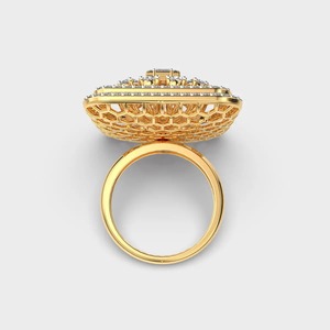 Bague élégante en moissanite avec un éclat brillant et une brillance durable pour une demande en mariage, un cadeau de fiançailles, un mariage et un usage quotidien élégant - Product Image 4