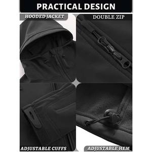 Chaqueta Softshell Casual Unisex, Nueva Colección 2026, Forro Polar Grueso, Impermeable, Camuflaje, Antibacteriana, Cortavientos de Otoño - Product Image 2