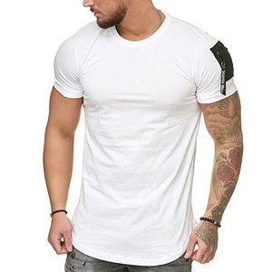 Moins cher TOP vente coton t-shirt personnalisé pour hommes blanc 100% coton t-shirt impression hommes T-Shirts meilleur coton Pakistan - Product Image 2