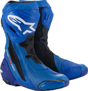 Meilleures bottes Alpinestars Supertech R ventilées bleues et noires de haute qualité - Product Image 2