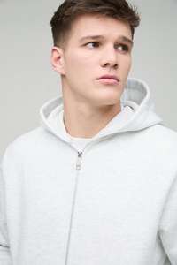 Sweat à capuche décontracté à manches longues pour hommes avec poche Kanga 100% coton pour la salle de sport - Product Image 2